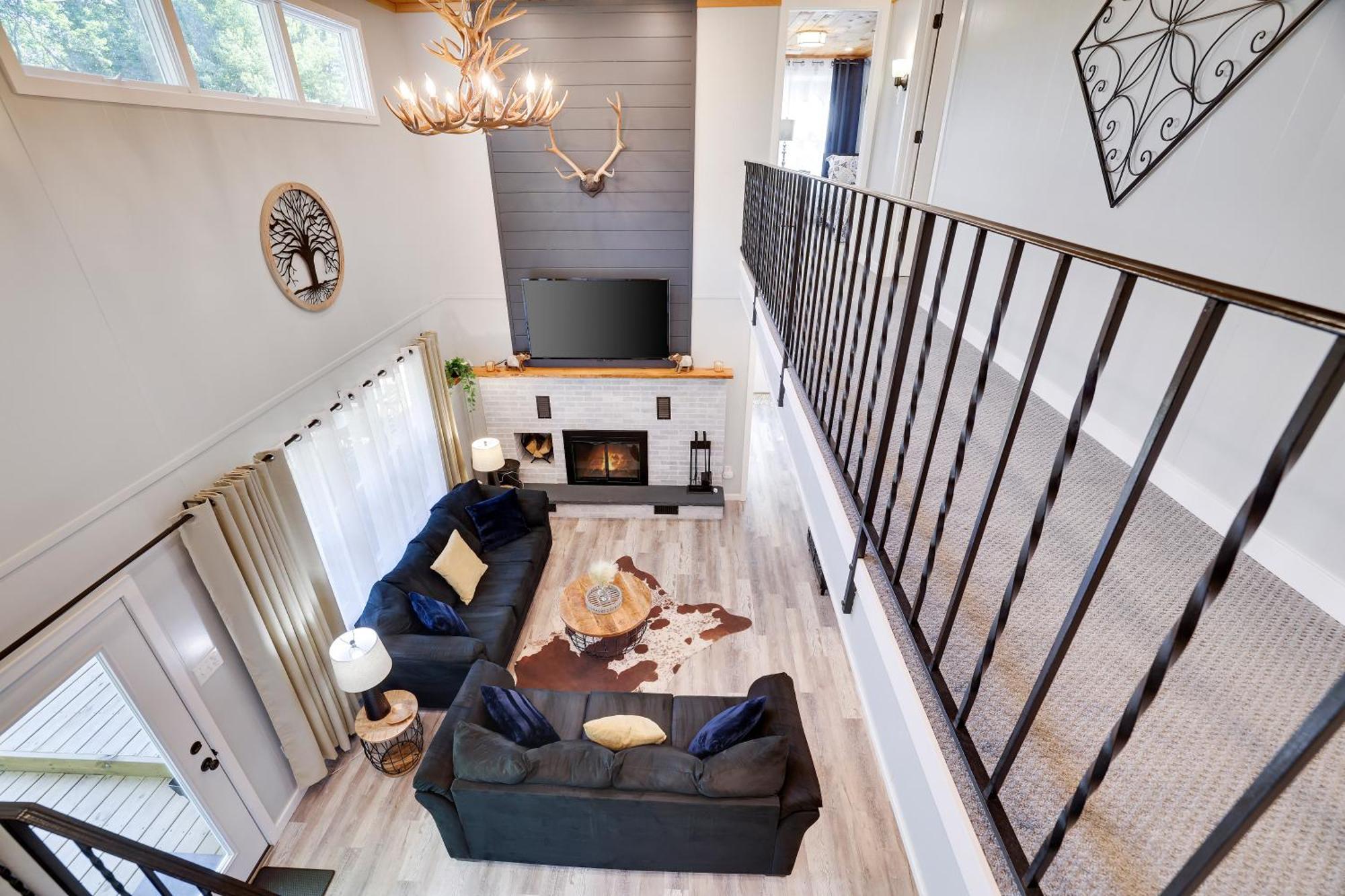 Poconos Brand New Lakefront Oasis 1 Acre, Hottub Gameroom Firepits Talk About Privacy Albrightsville ภายนอก รูปภาพ